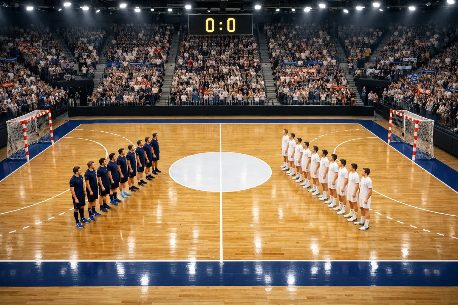 Handball Bundesliga Saison 2025/26 – Titelkandidaten und Saisonvorschau mit Mannschaften auf dem Spielfeld